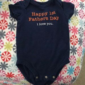 6M 1st Father’s Day onesie